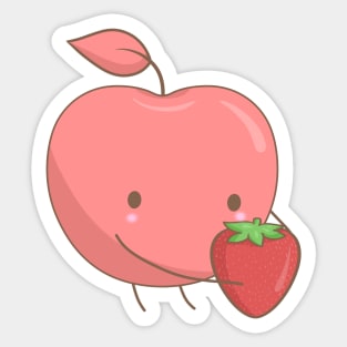 Stardew Valley- Strawberry Junimo Sticker